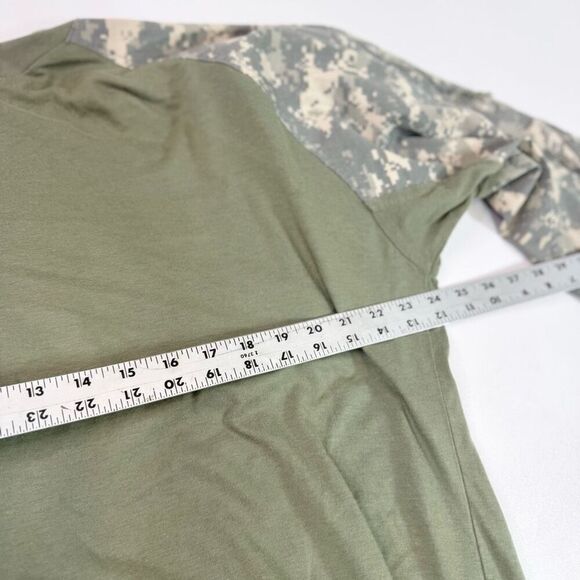 Rothco Combat Shirt Mens XL Green ACU Digital Camo Military Long Sleeve - Picture 5 of 8